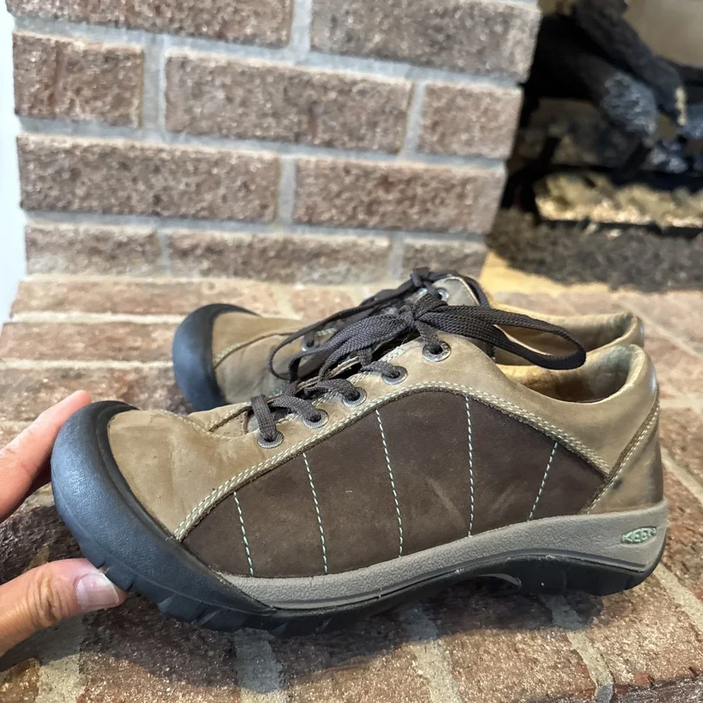 Keen Womens Presidio Sneakers Black Olive/Canton Size 8 #515